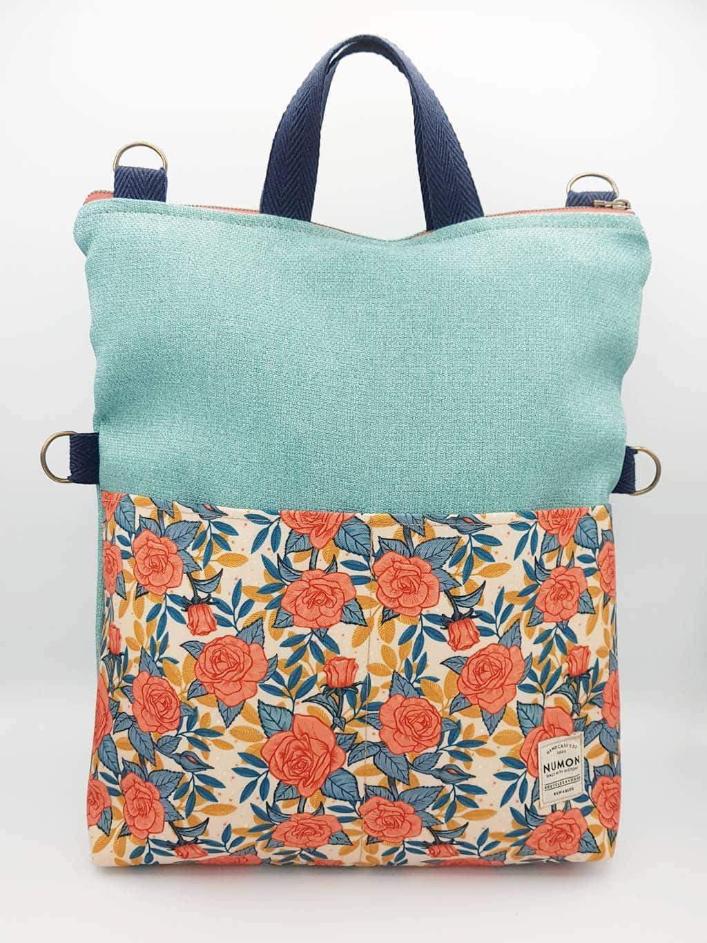 Bolso & mochila convertible Rosas