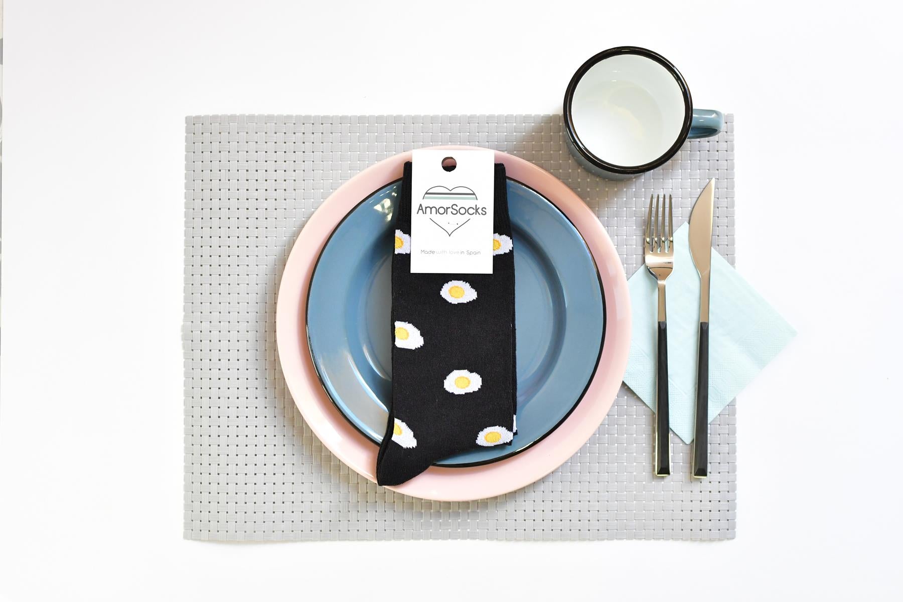 Calcetines Huevos Black