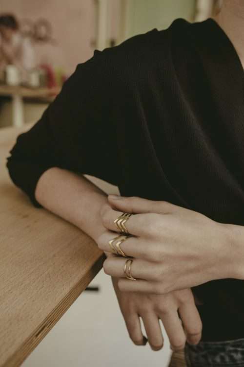 Anillo Latón Tres Flechas