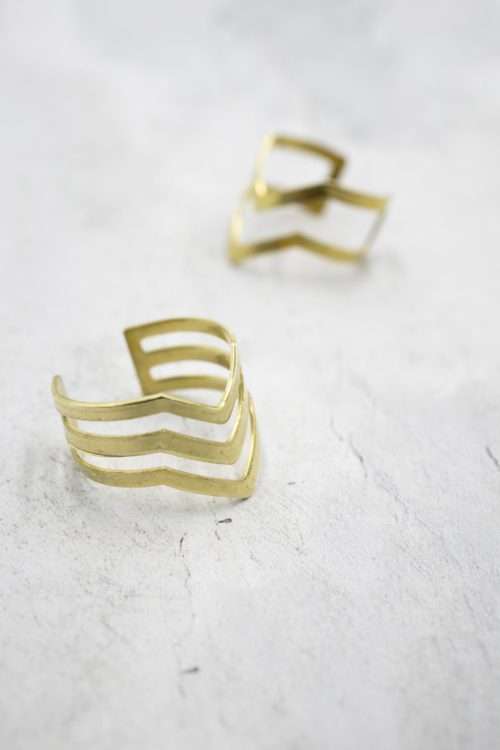 Anillo Latón Tres Flechas