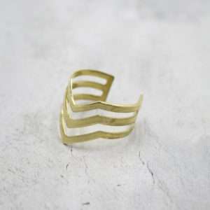 Anillo Latón Tres Flechas