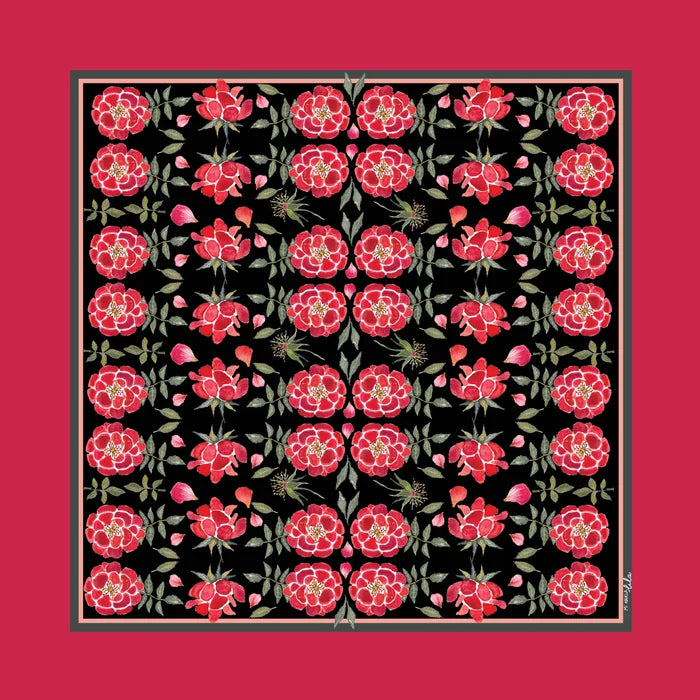 Red Algarium handkerchief