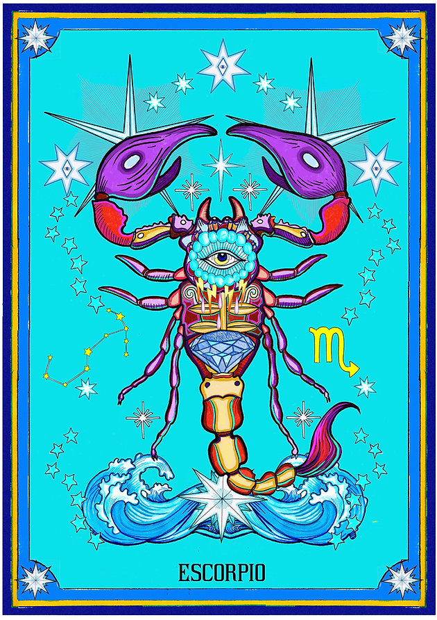 Lámina Signo Escorpio