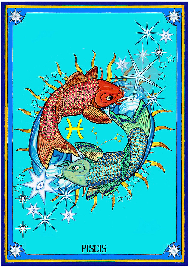 Lámina Signo Piscis