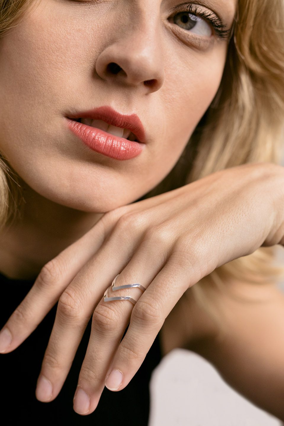 Anillo Dos flechas EPD plata925