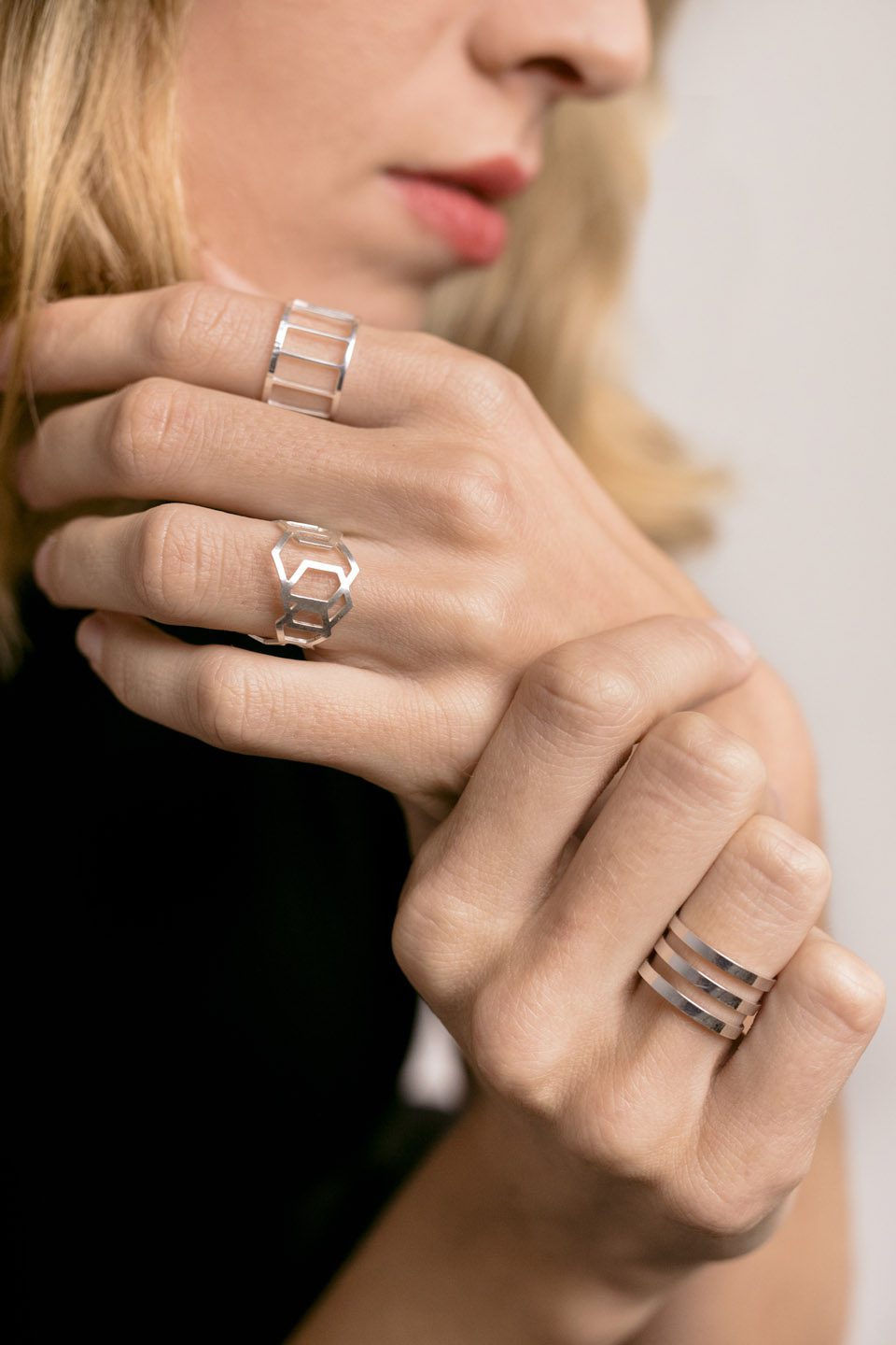 Anillo Líneas EPD plata925