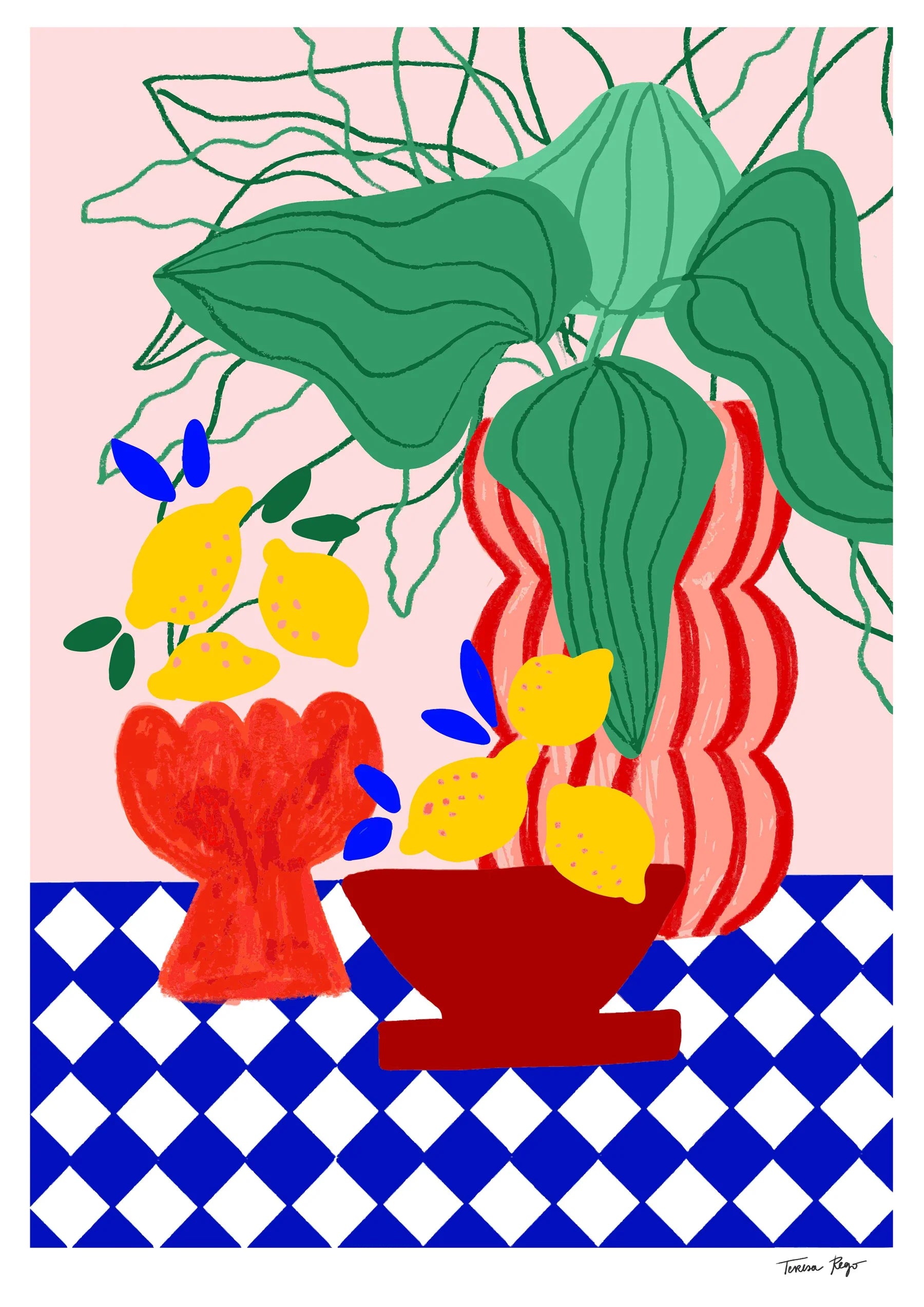 Tulips &amp; Coffee Print