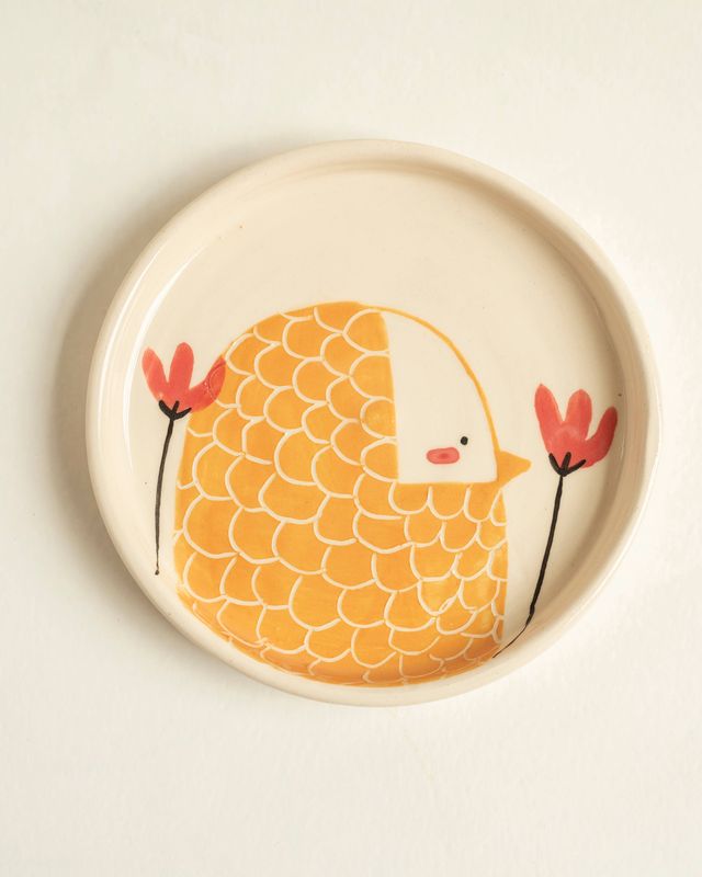 Plato Pajaro amarillo