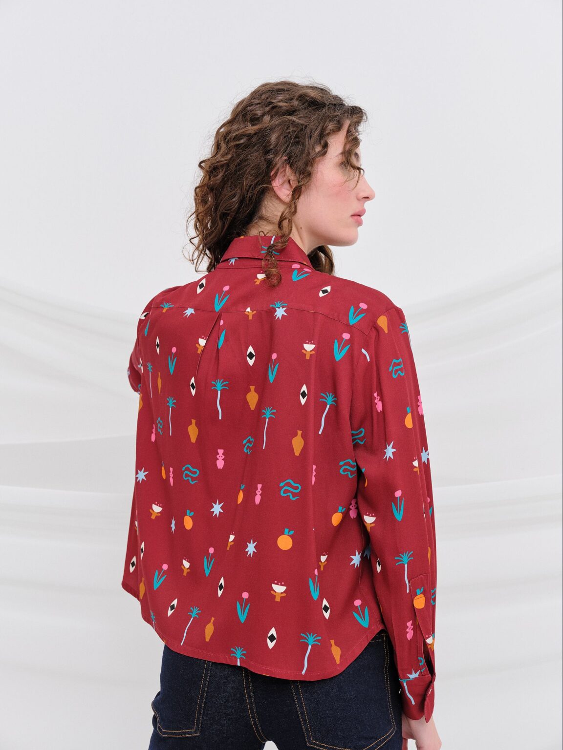 Camisa KUBRICK Granate