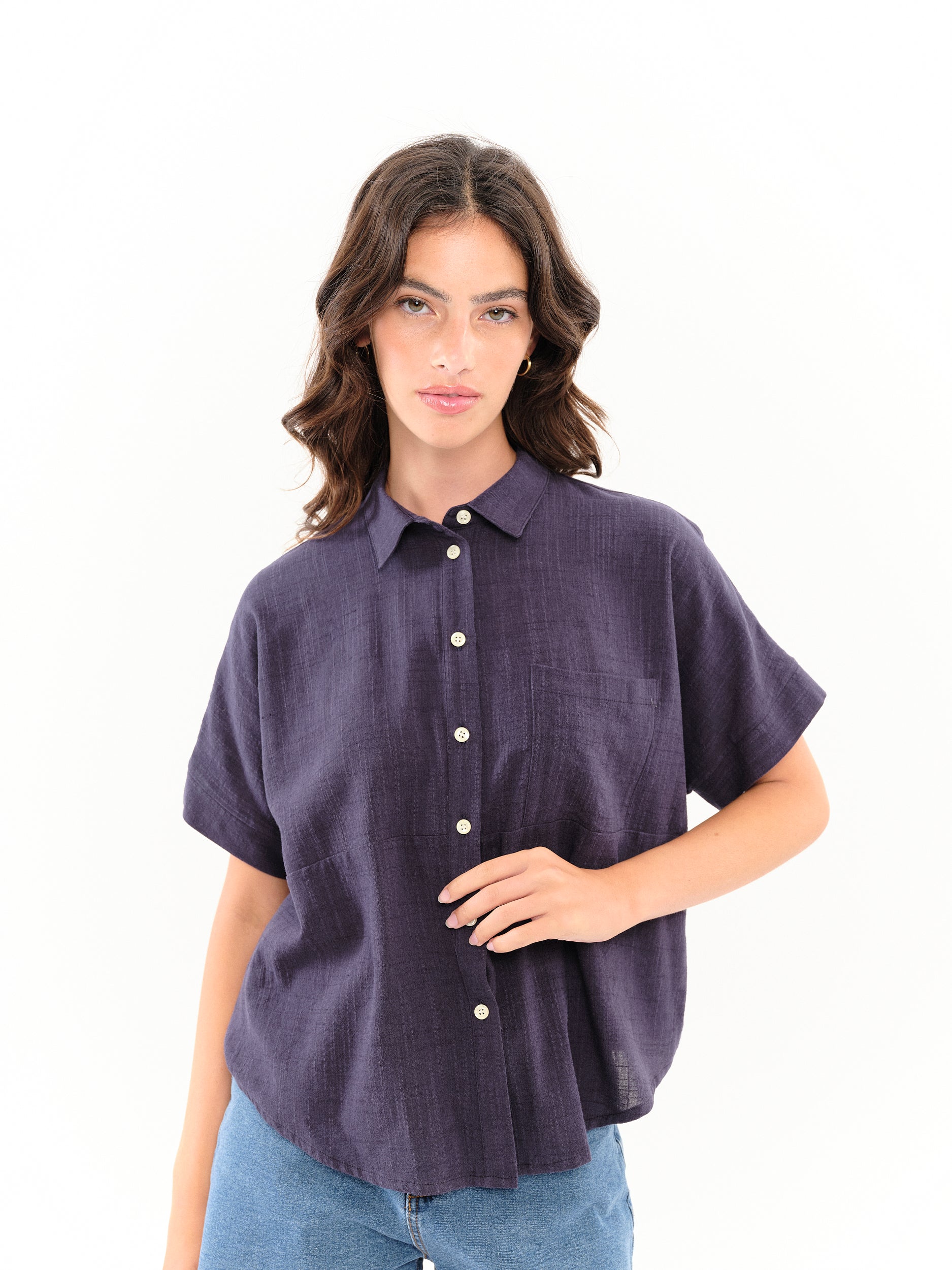 Camisa Sandal Azul marino