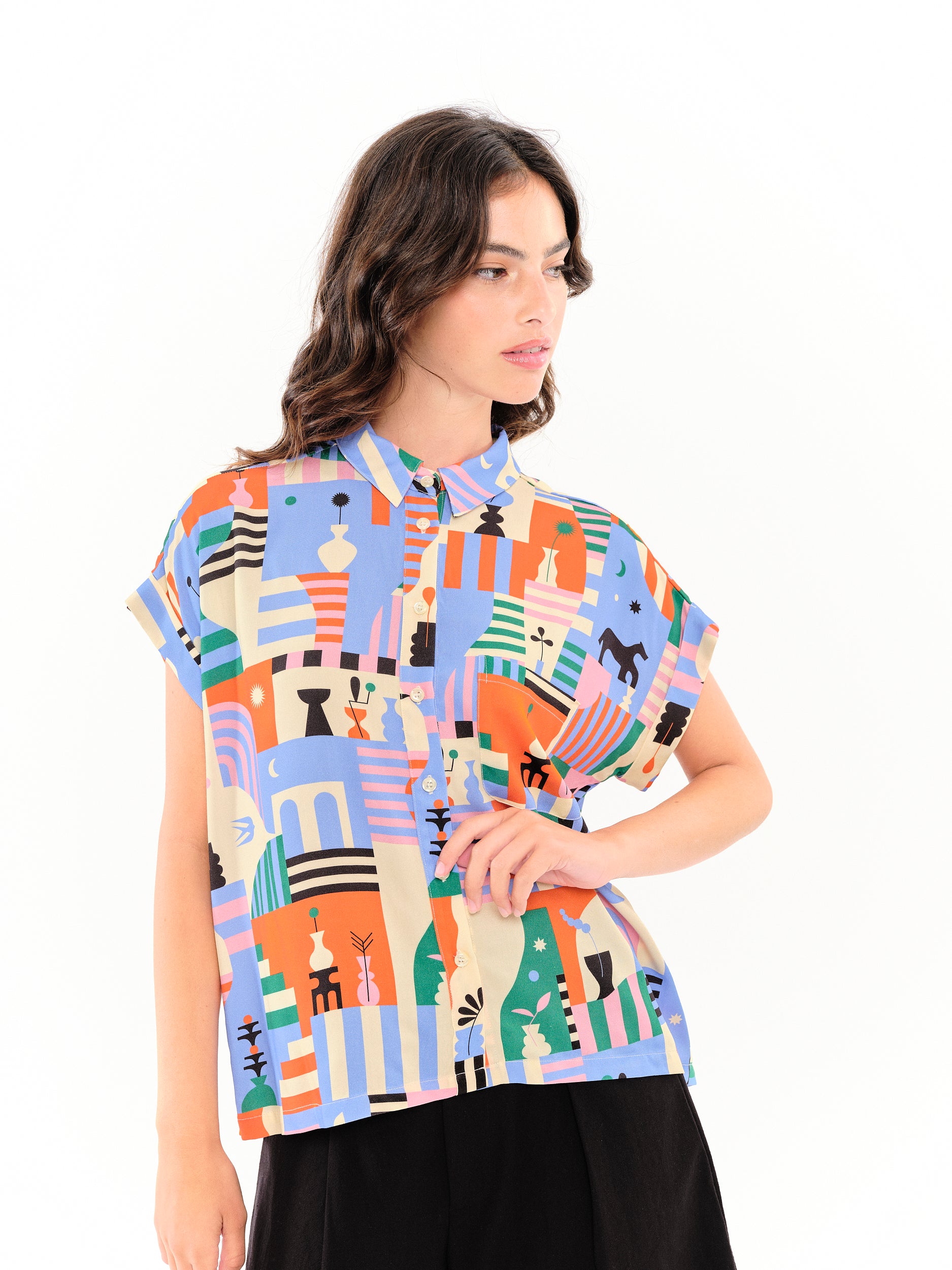 Camisa Sonia Naranja