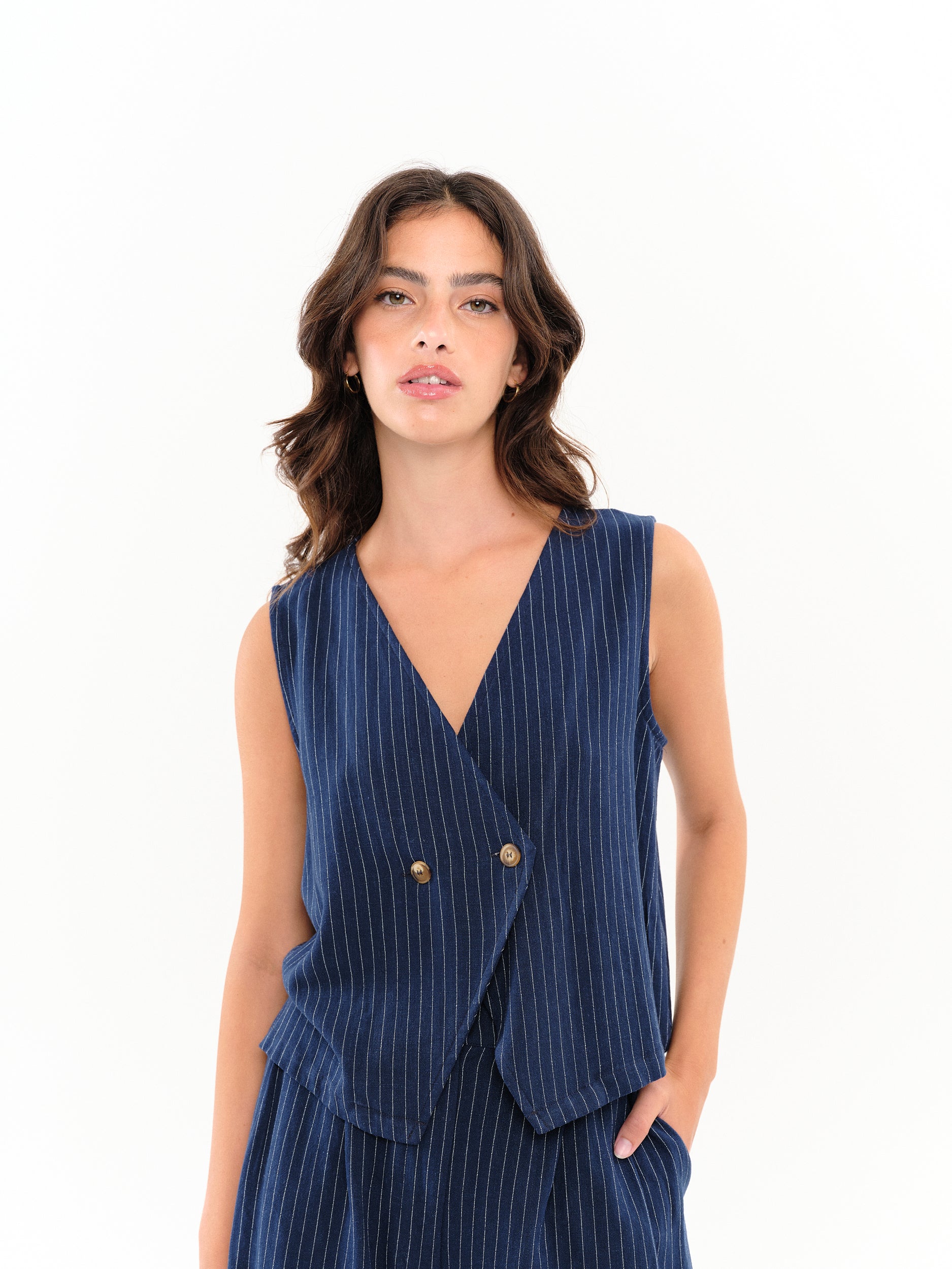 Chaleco Siesta azul marino