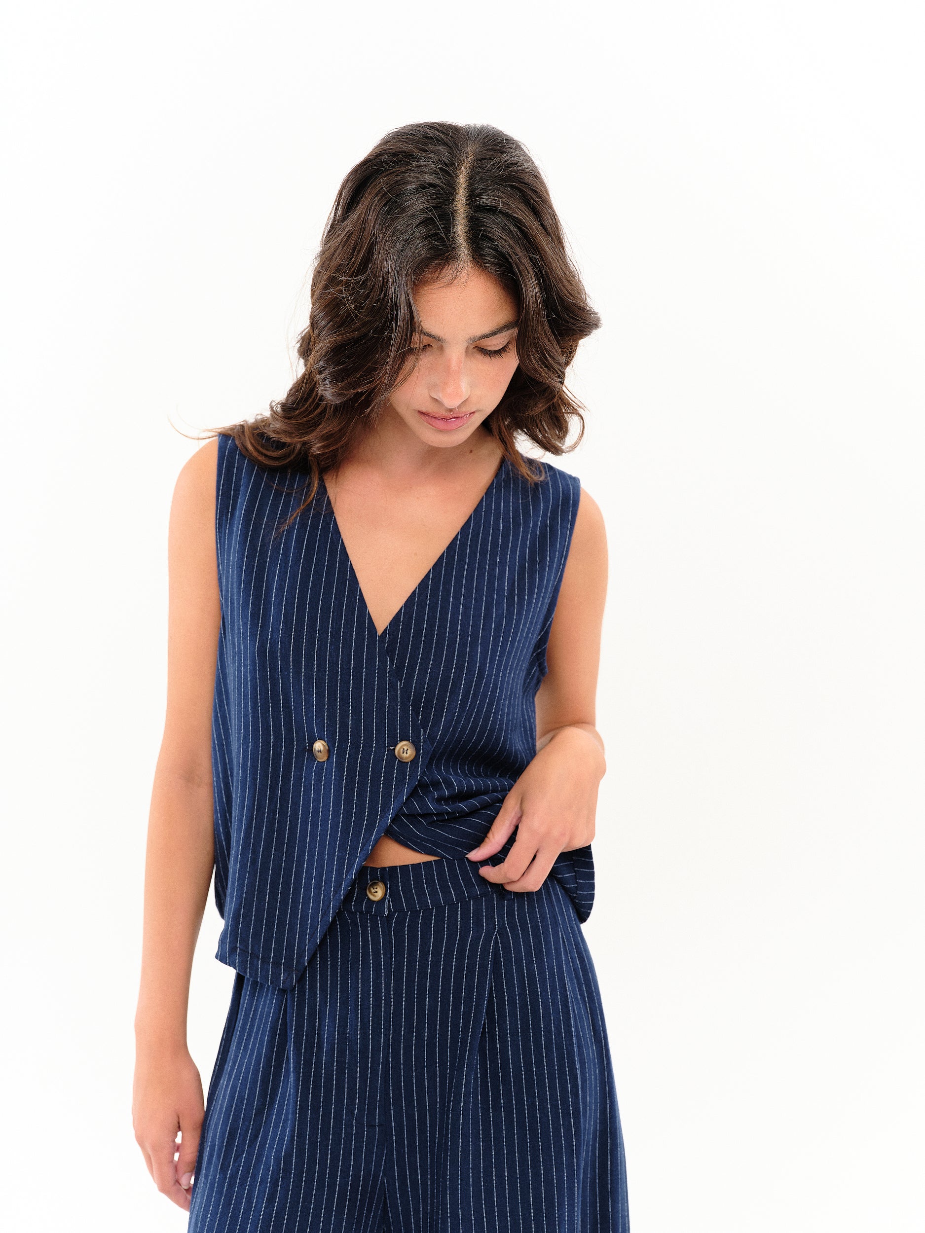 Chaleco Siesta azul marino