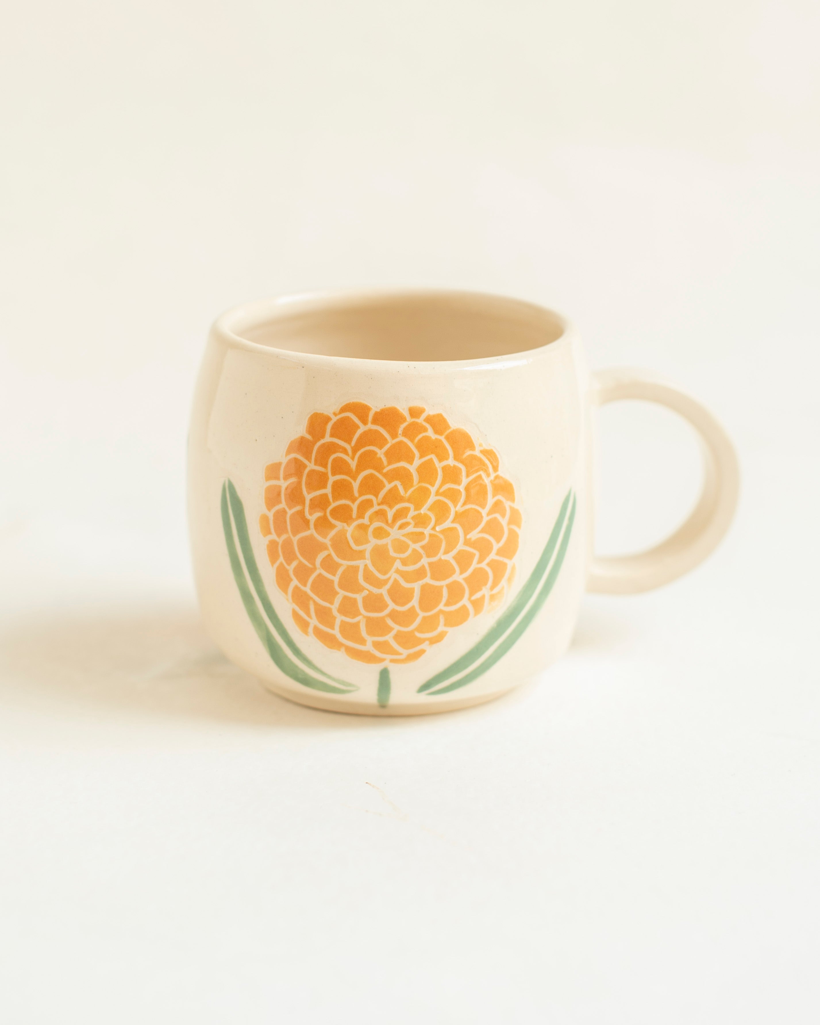 Taza Crisantemo amarillo