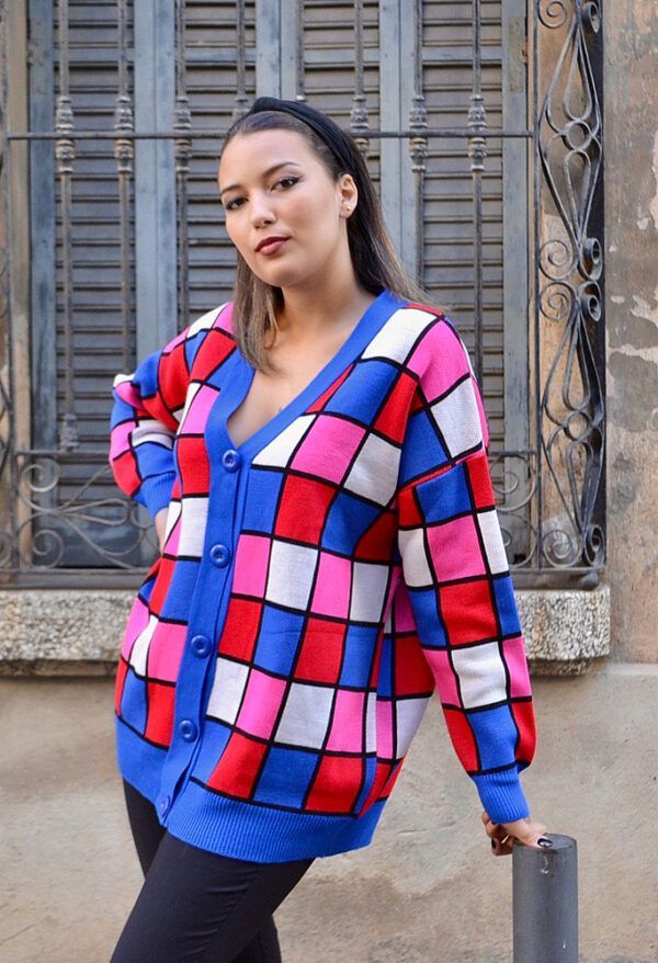 Jersey Cuadricula Pop