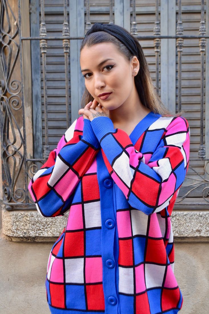 Jersey Cuadricula Pop