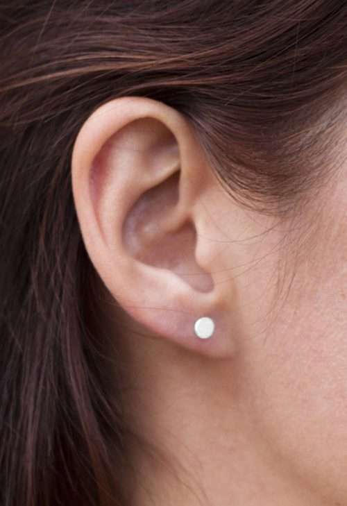 Pendientes Plata Mini Punto
