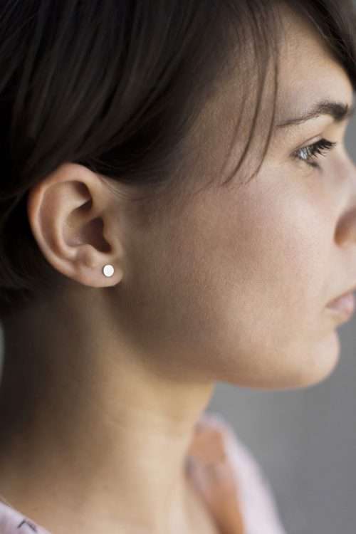 Pendientes Plata Mini Punto