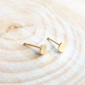 Pendientes Oro Mini Punto