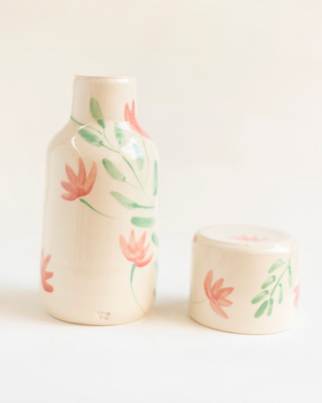 Jarra + Vaso Flor Silvestre