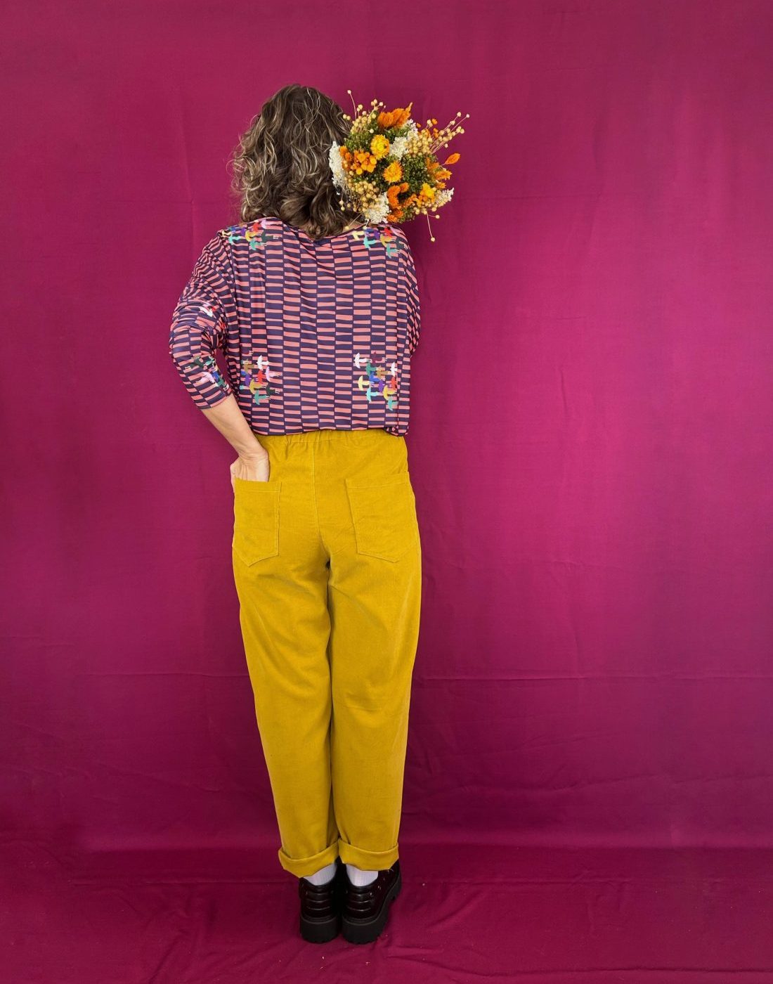 Pantalón Aretha Mostaza