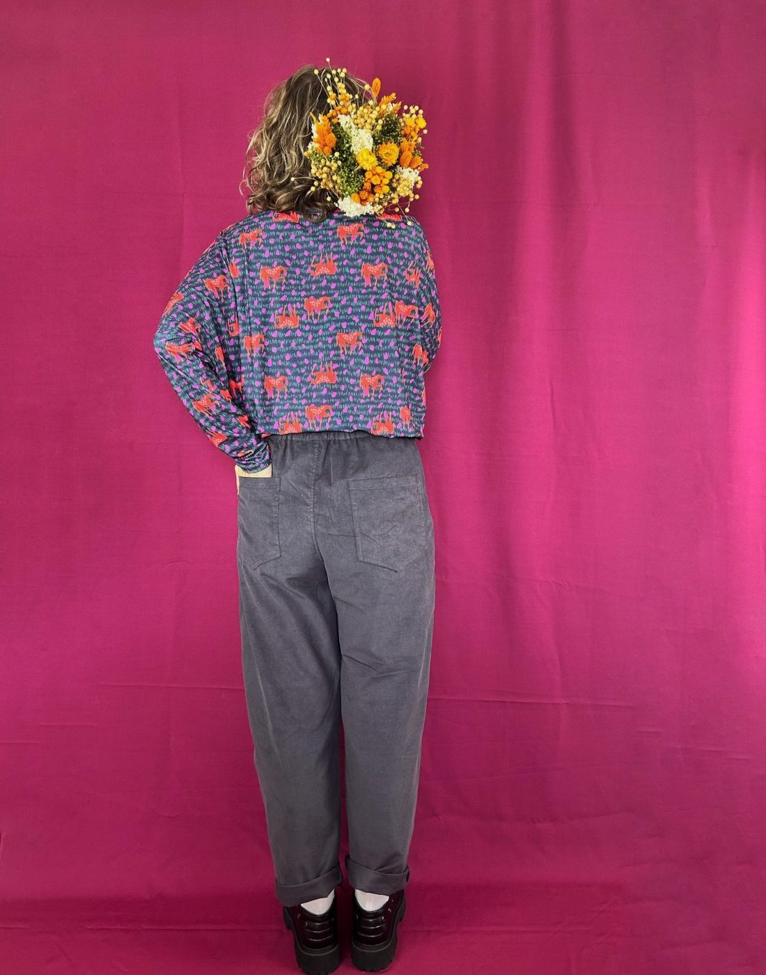 Pantalón Aretha Topo