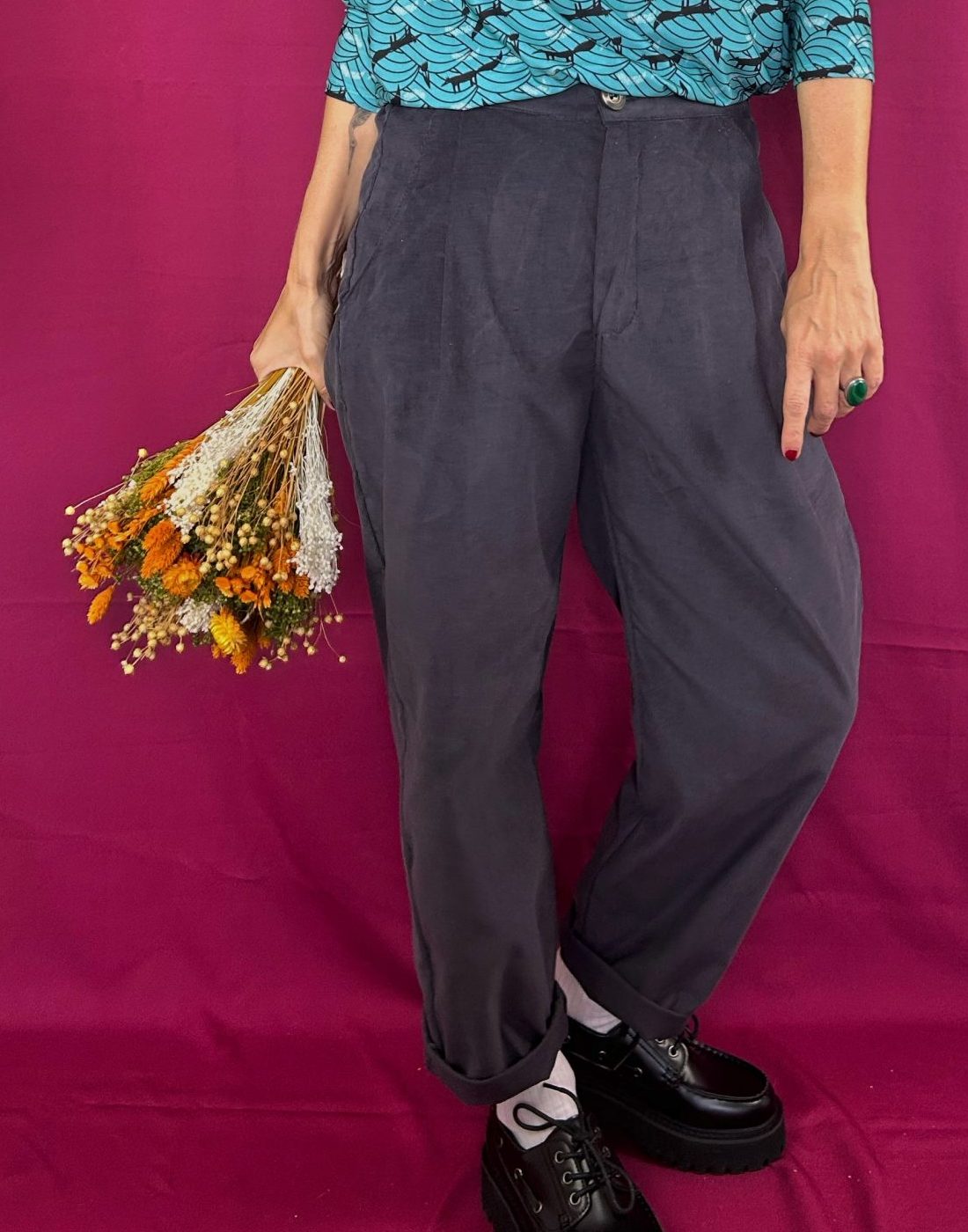 Pantalón Aretha Topo