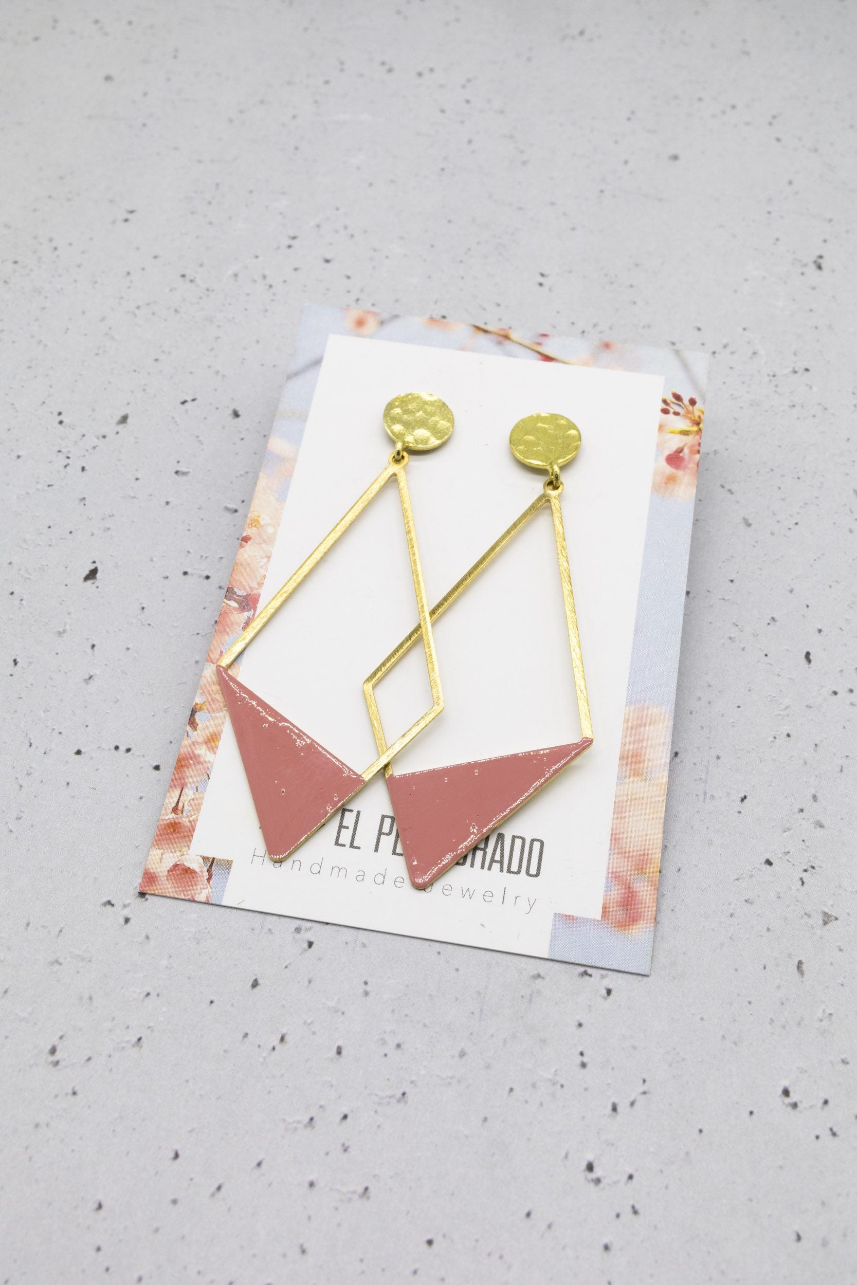 Pendientes EPD COLOR. ROMBO LARGO.