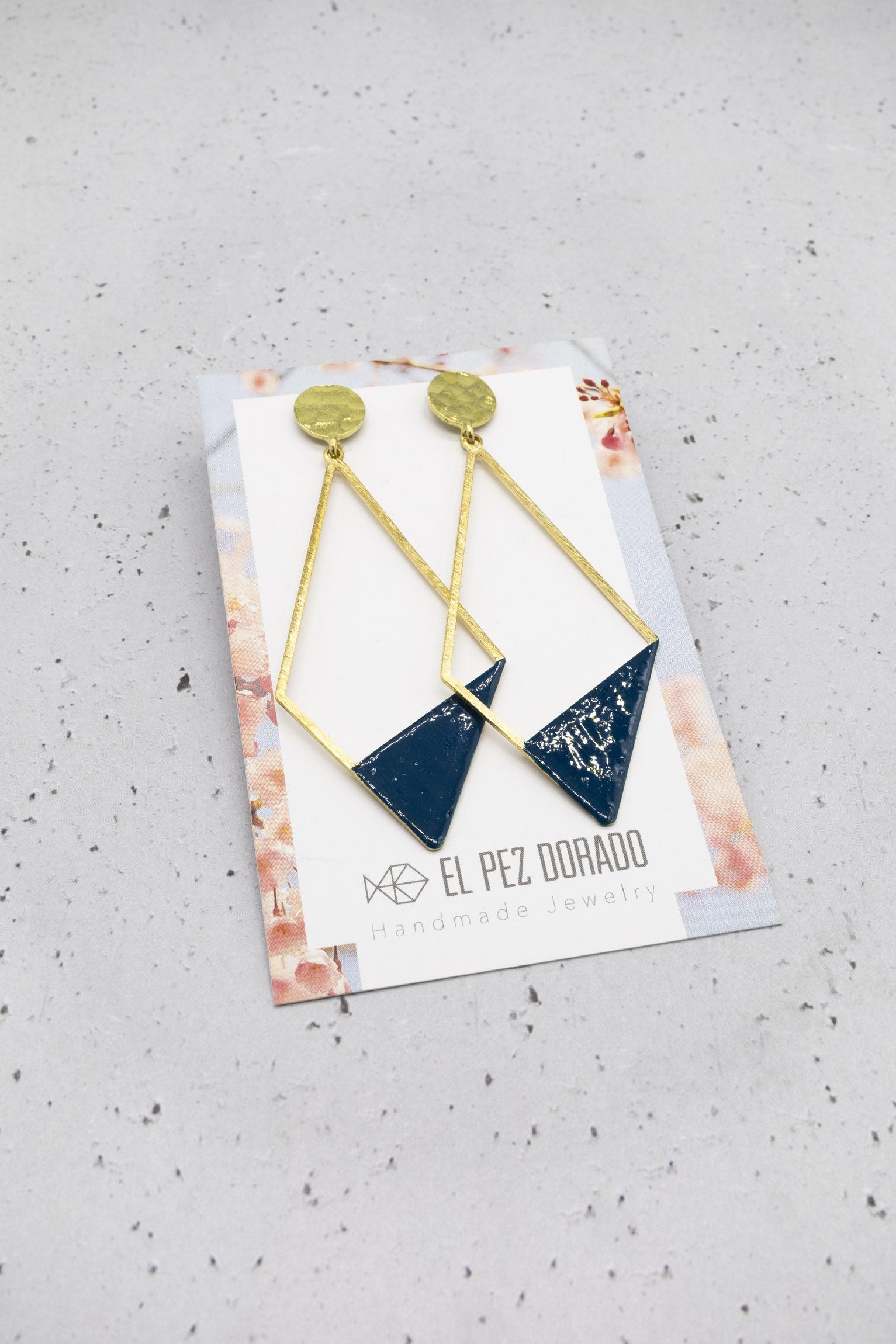 Pendientes EPD COLOR. ROMBO LARGO.