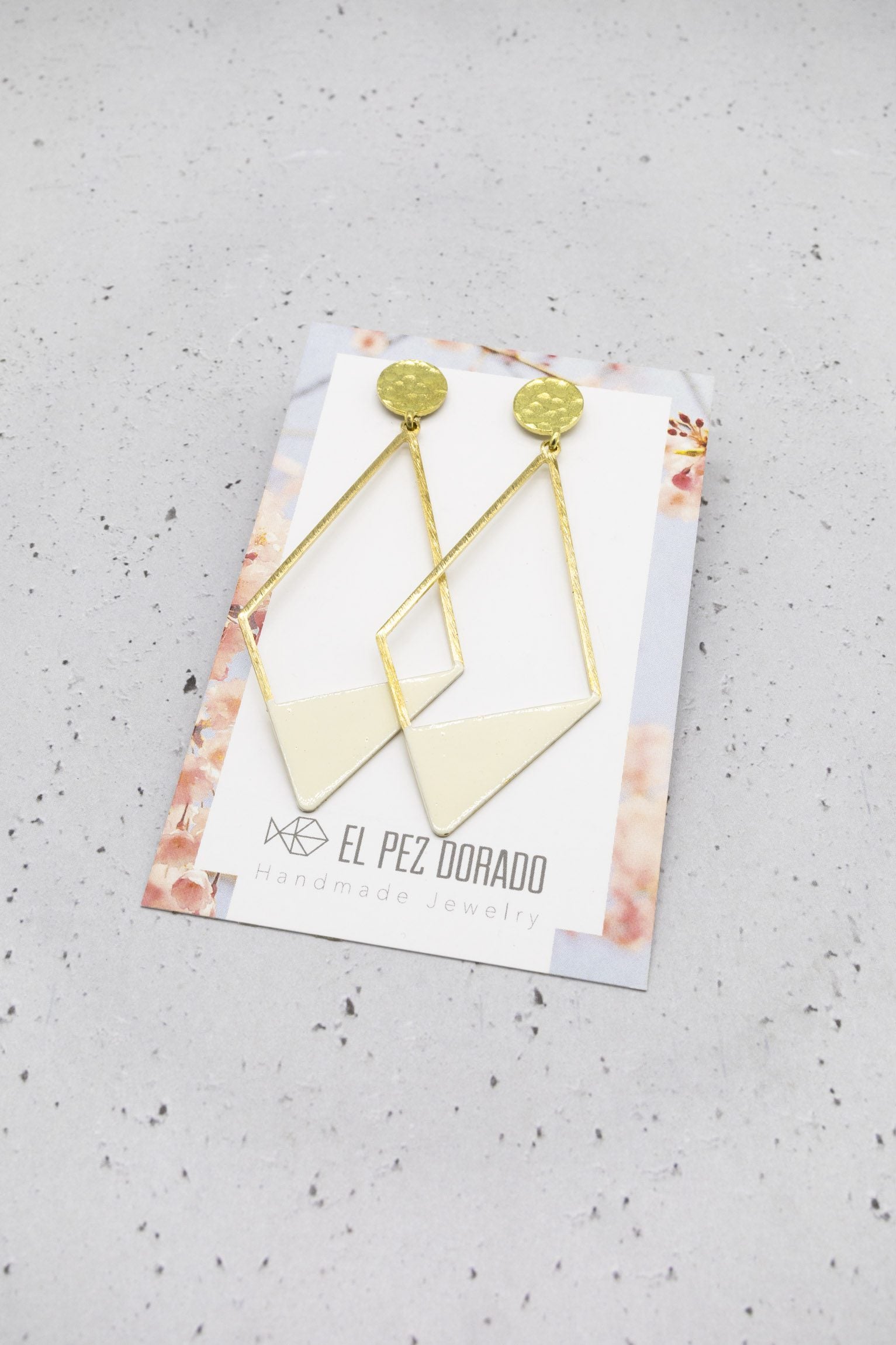 Pendientes EPD COLOR. ROMBO LARGO.