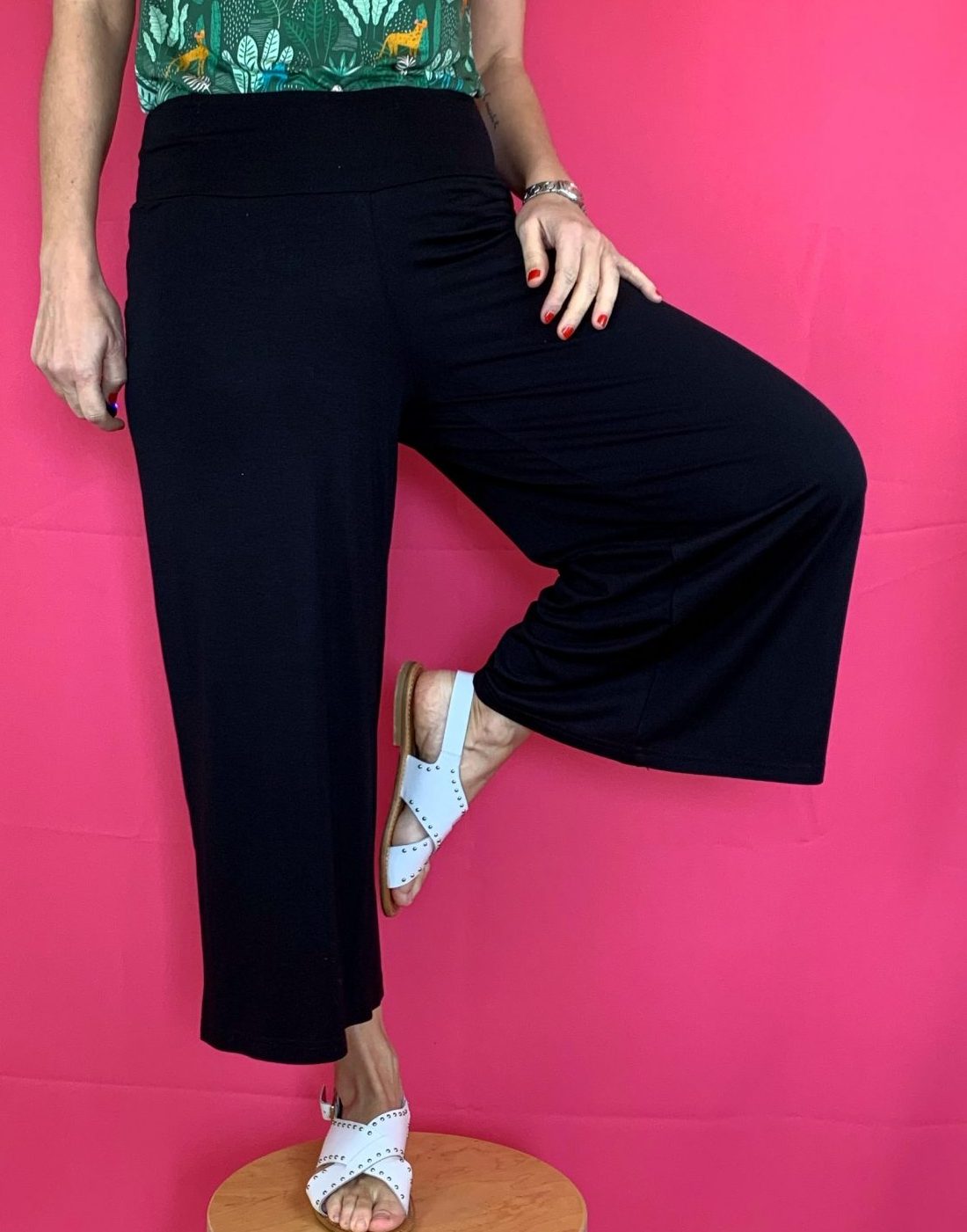 Pantalón Trama Negro