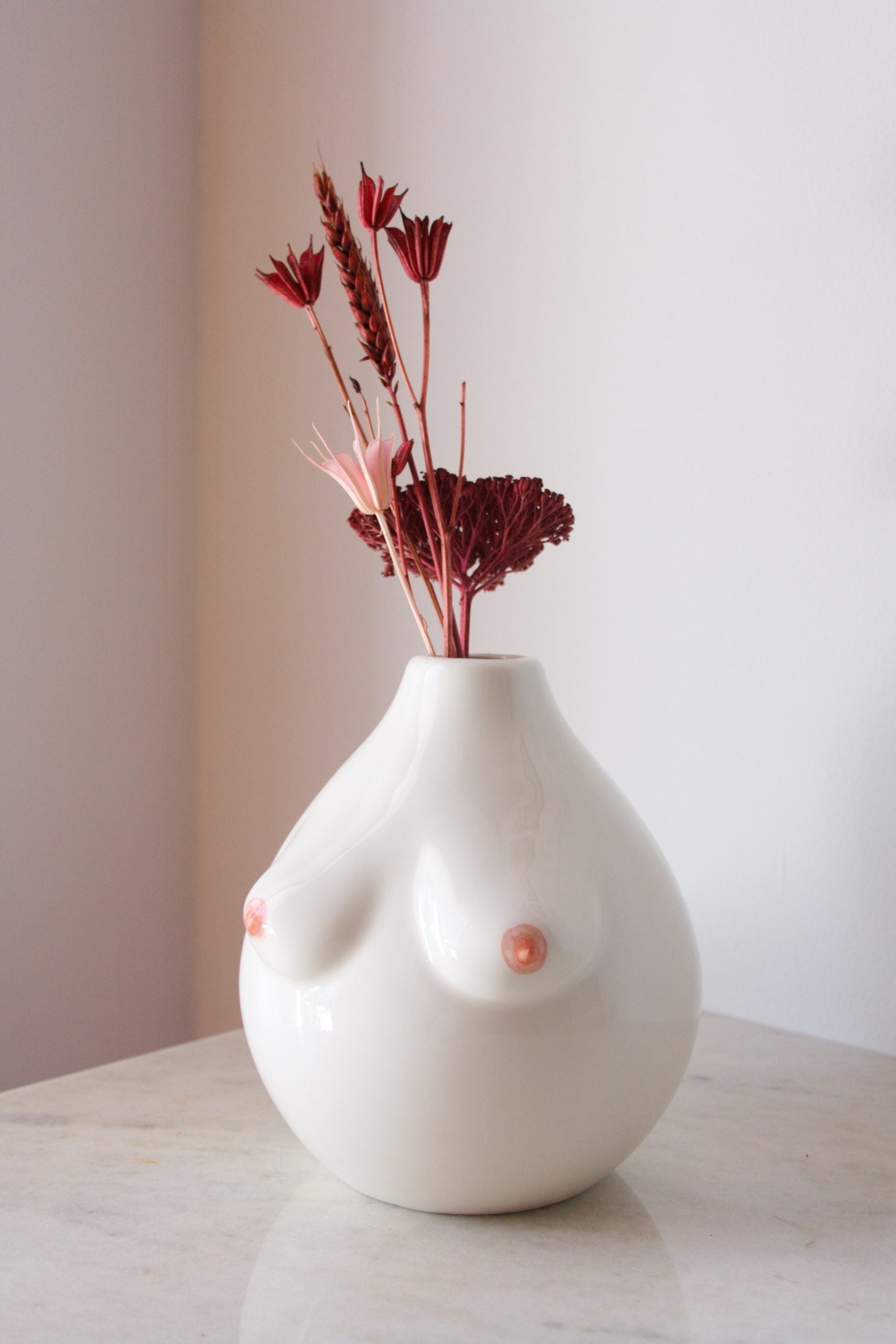 Bifloral vase