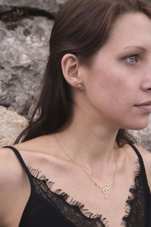 Pendientes Oro Mini Punto