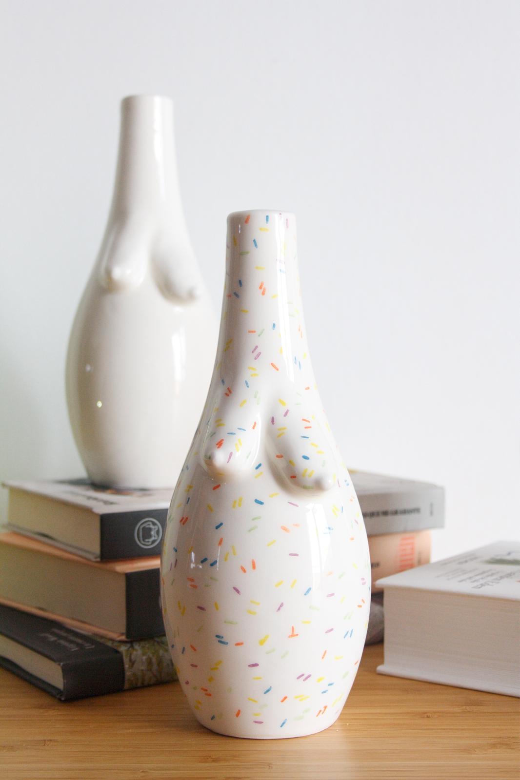 Desigual pink vase
