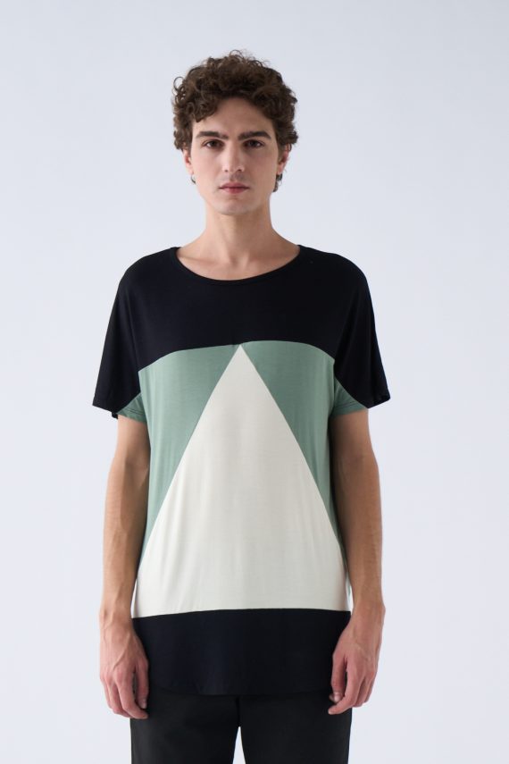 Camiseta Aequilaterus Negro verde