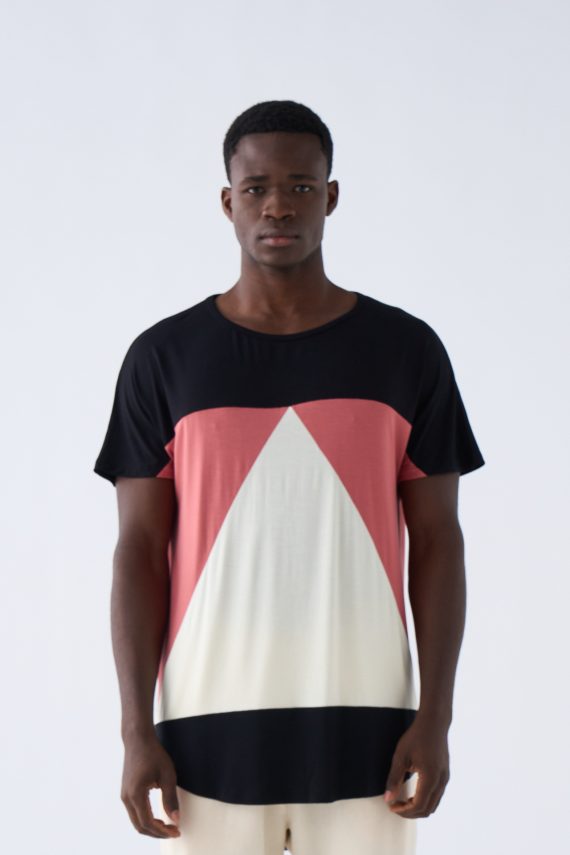 Camiseta Aequilaterus Negro rosa