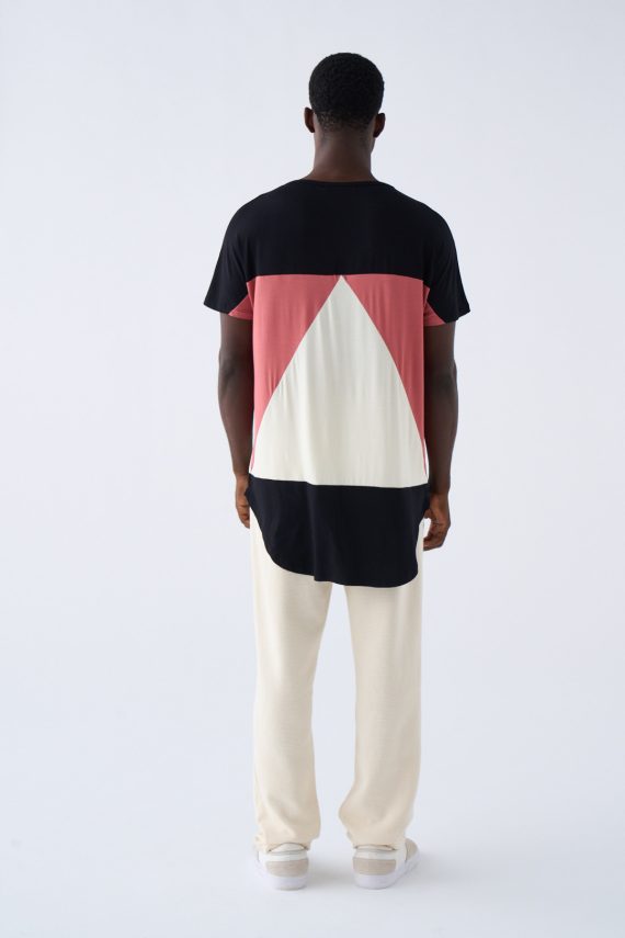 Camiseta Aequilaterus Negro rosa