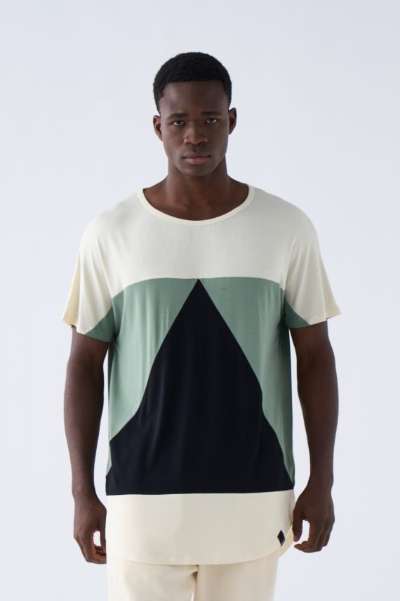 Camiseta Aequilaterus Blanco verde