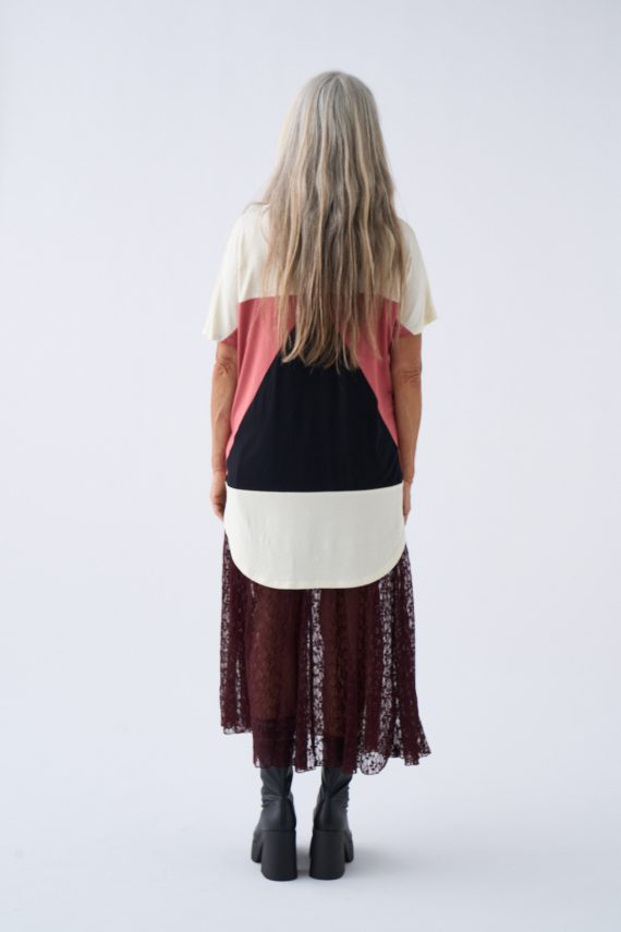 Camiseta Aequilaterus Blanco rosa