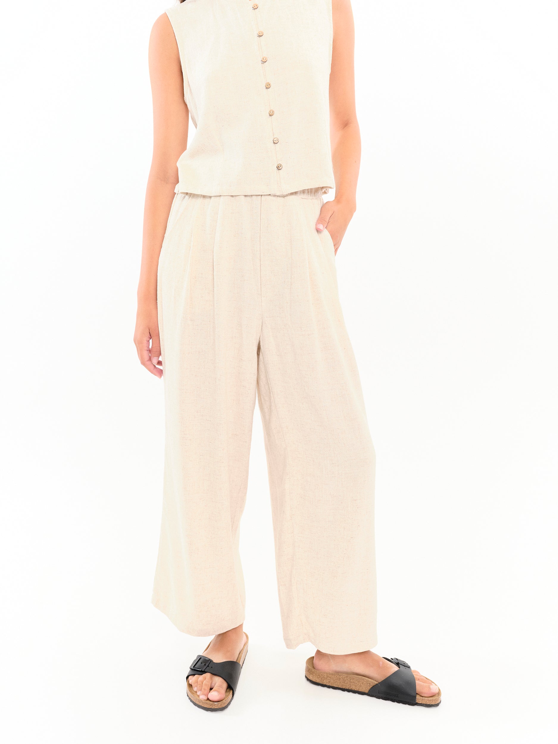 Pantalón Opalo crudo