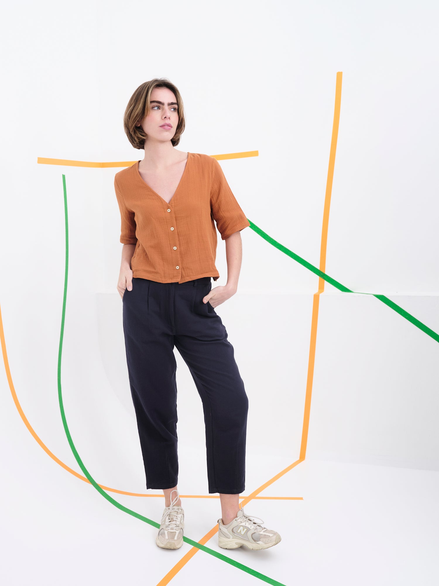 Pantalón Fellini azul marino