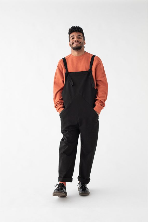 Peto algodón color negro