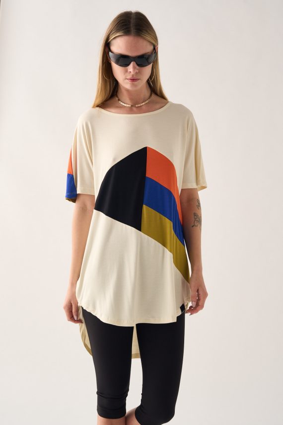 Camiseta Pink Floyd Marfil