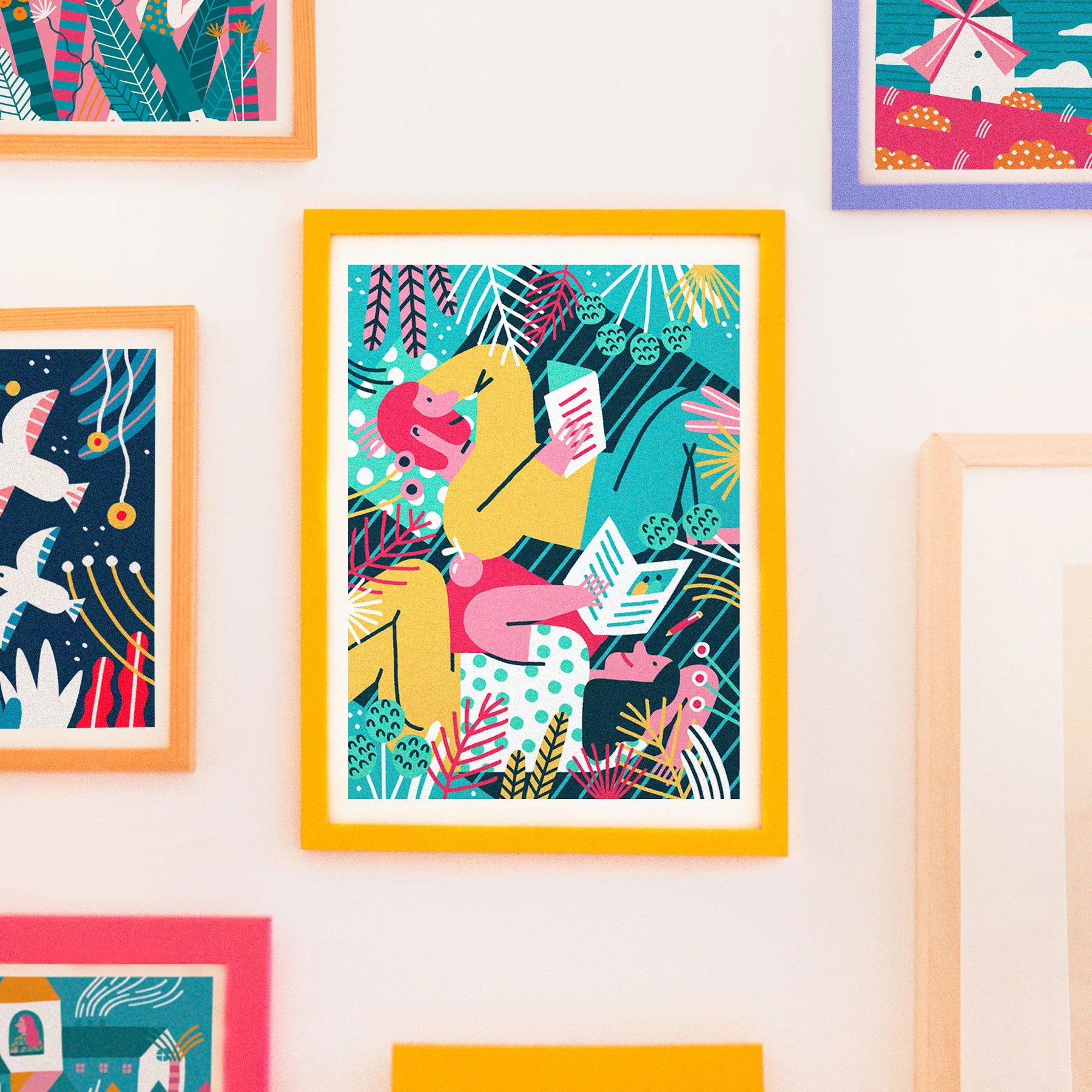 Lámina Reading Time