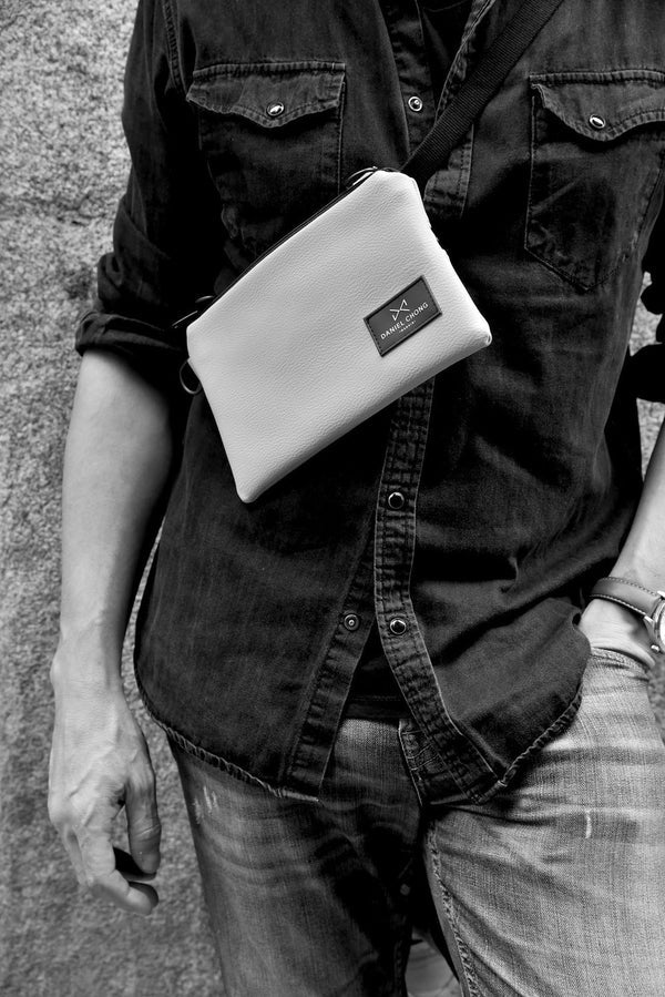 Riñonera/Bandolera Pata de gallo azul