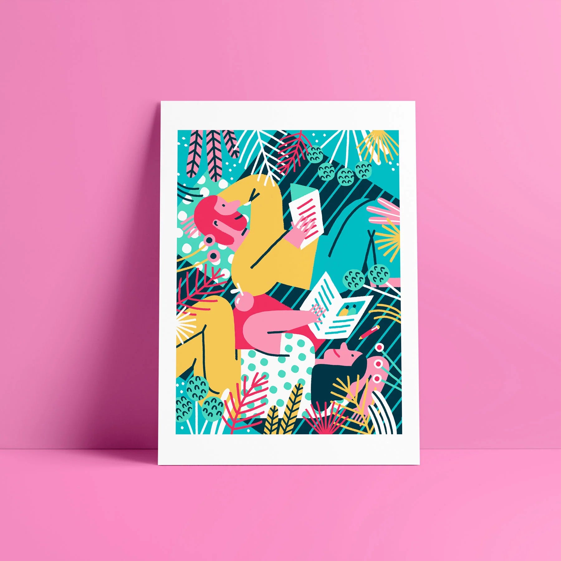 Lámina Reading Time