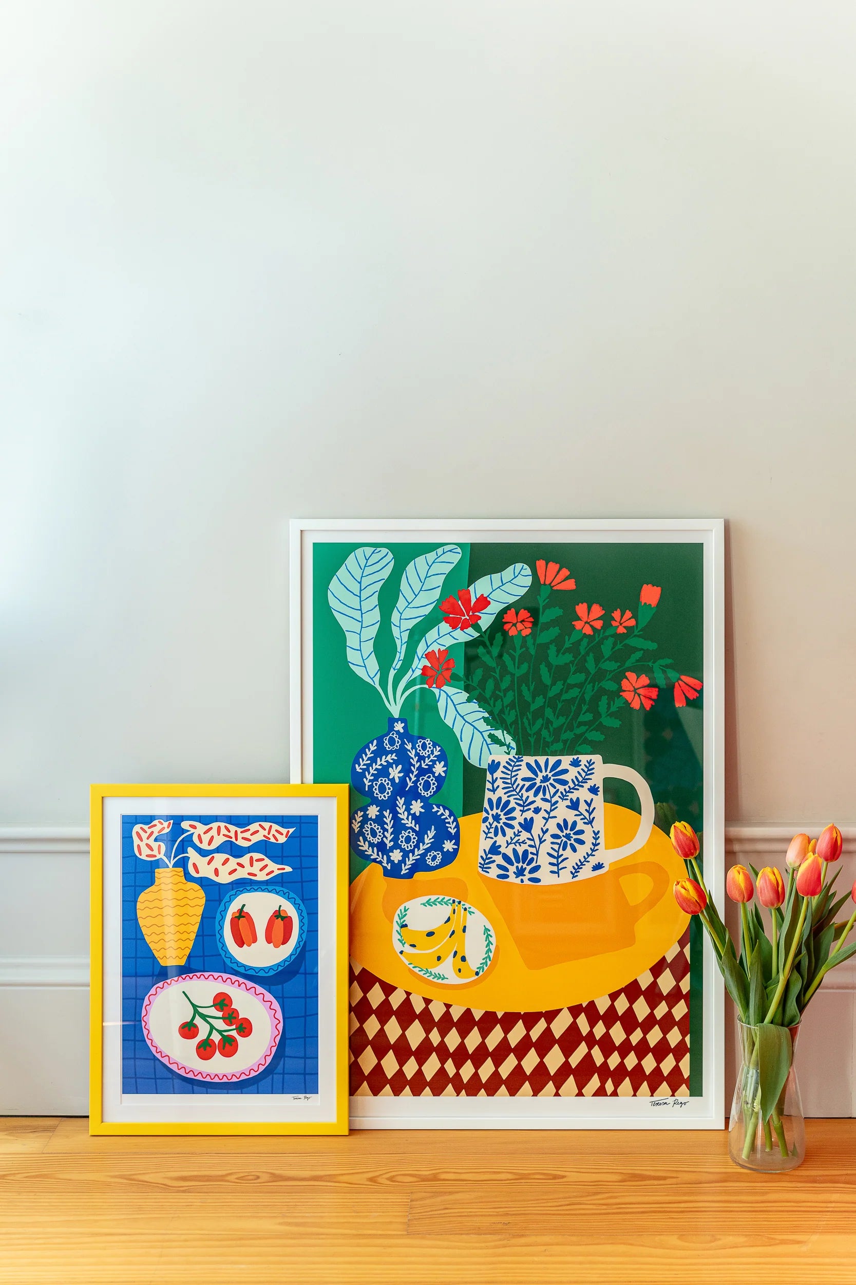 Tulips &amp; Coffee Print