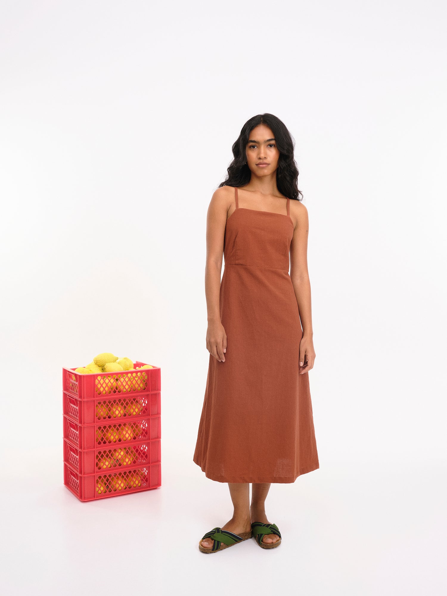 Vestido Ibias Marron