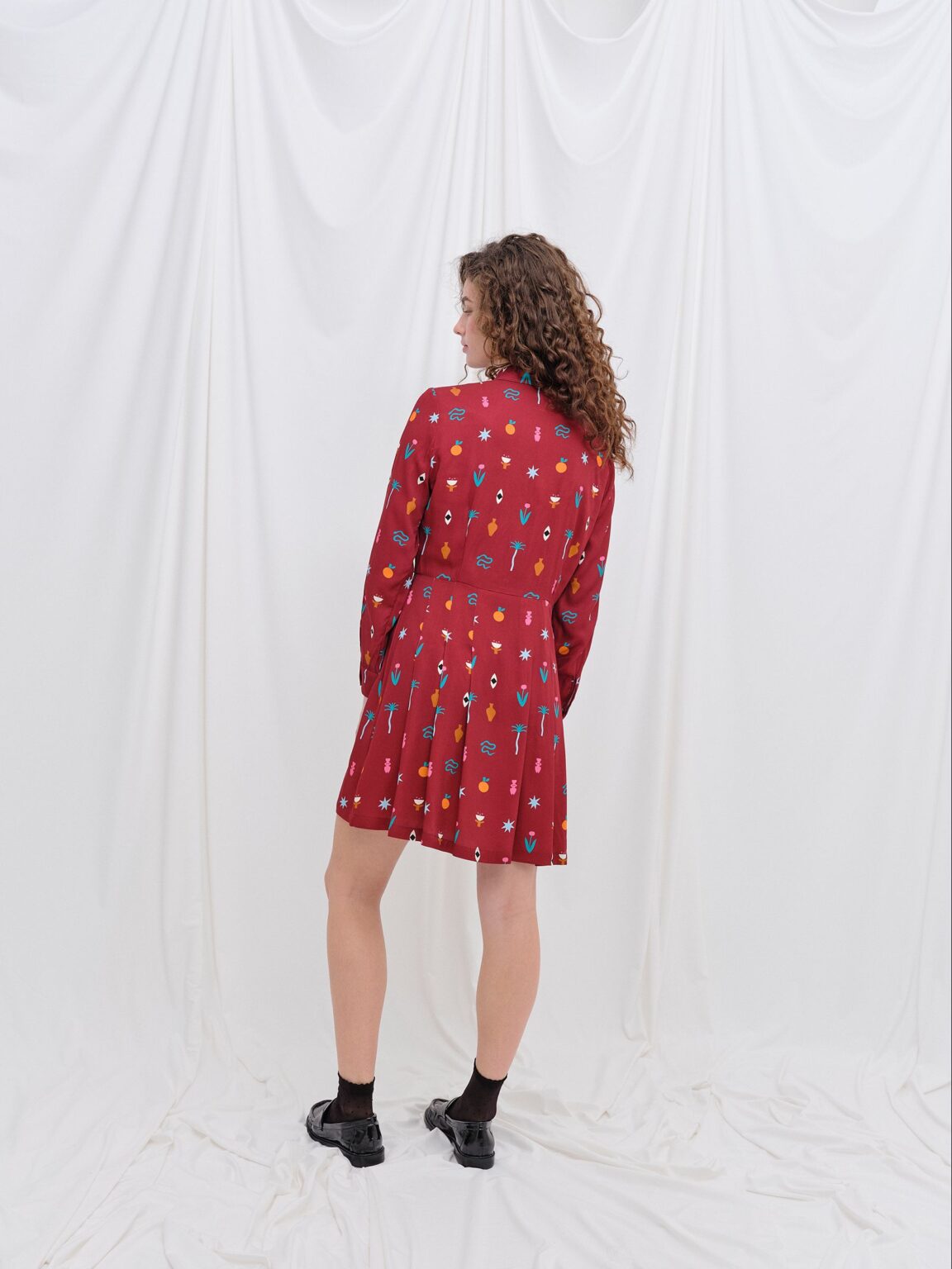 Vestido TALA Granate