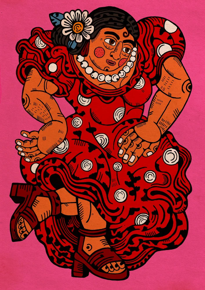 Lámina Gitana hechicera